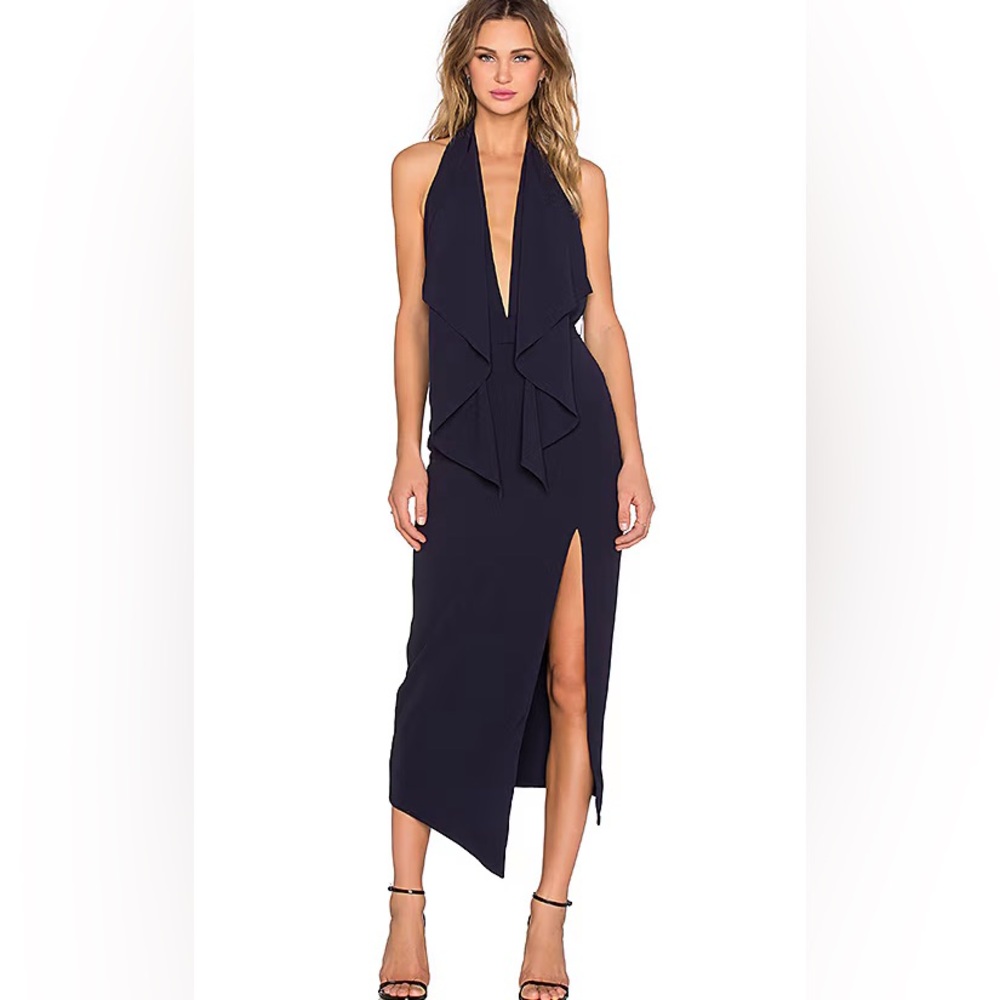 Misha Lorena Dress in Navy